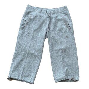 Nike Sportswear Gray Women’s Medium Gym Capri Sweatpants Silver Tag